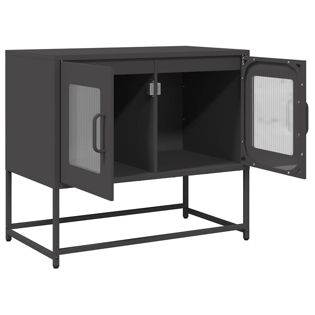 TV Cabinet Black 68x39x60,5 cm Cold-rolled Steel