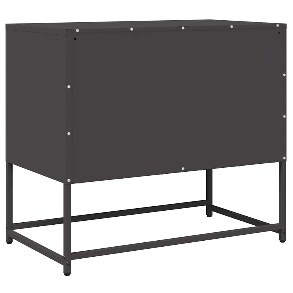 TV Cabinet Black 68x39x60,5 cm Cold-rolled Steel