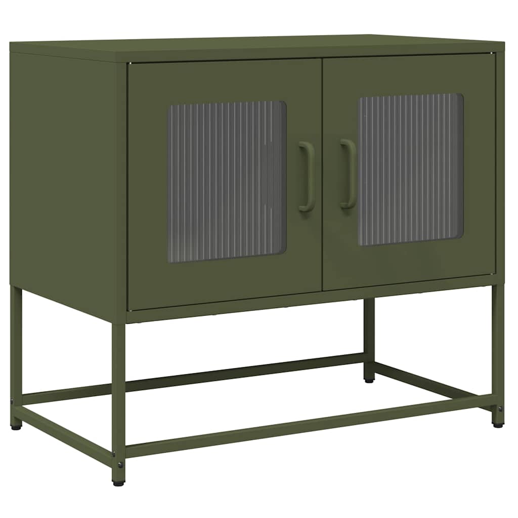 TV Cabinet Olive Green 68x39x60,5 cm Cold-rolled Steel