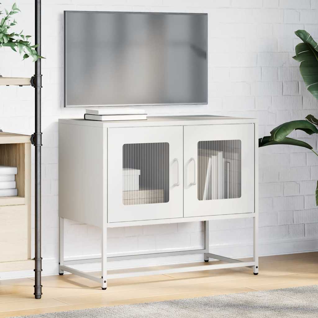 TV Cabinet White 68x39x60,5 cm Cold-rolled Steel