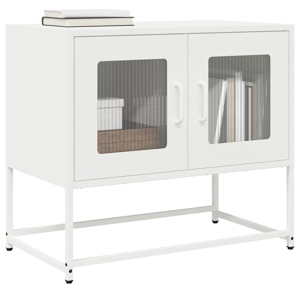 TV Cabinet White 68x39x60,5 cm Cold-rolled Steel