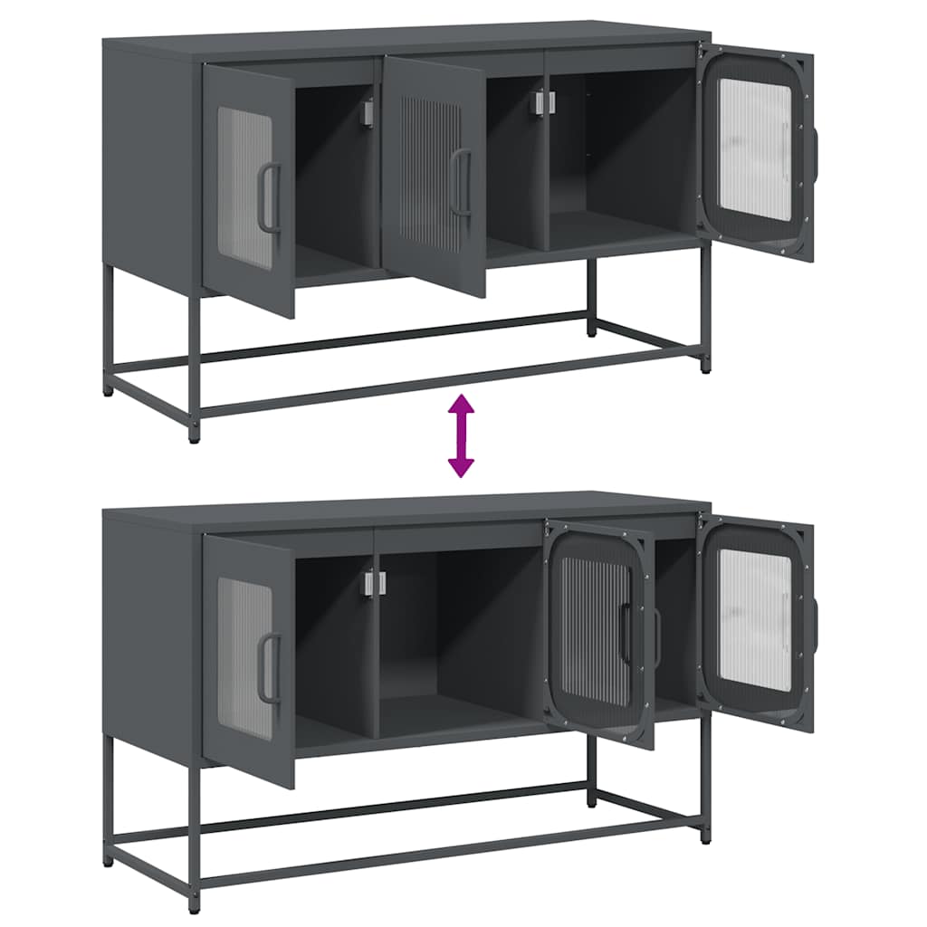 TV Cabinet Anthracite 100,5x39x60,5 cm Cold-rolled Steel