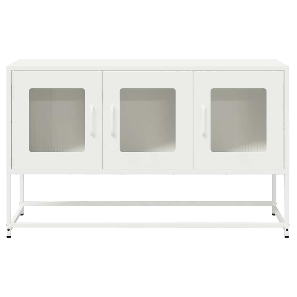 TV Cabinet White 100,5x39x60,5 cm Cold-rolled Steel