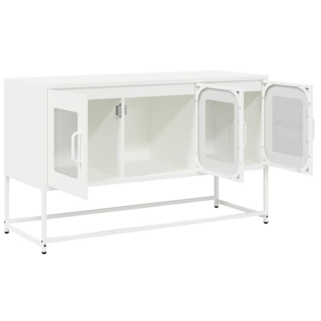TV Cabinet White 100,5x39x60,5 cm Cold-rolled Steel