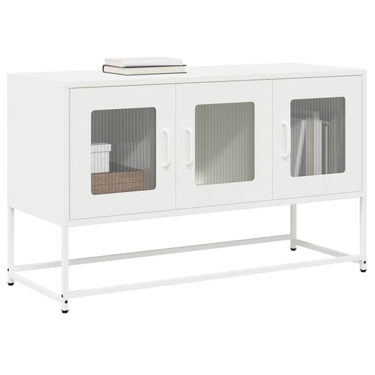 TV Cabinet White 100.5x39x60.5 cm Cold-rolled Steel