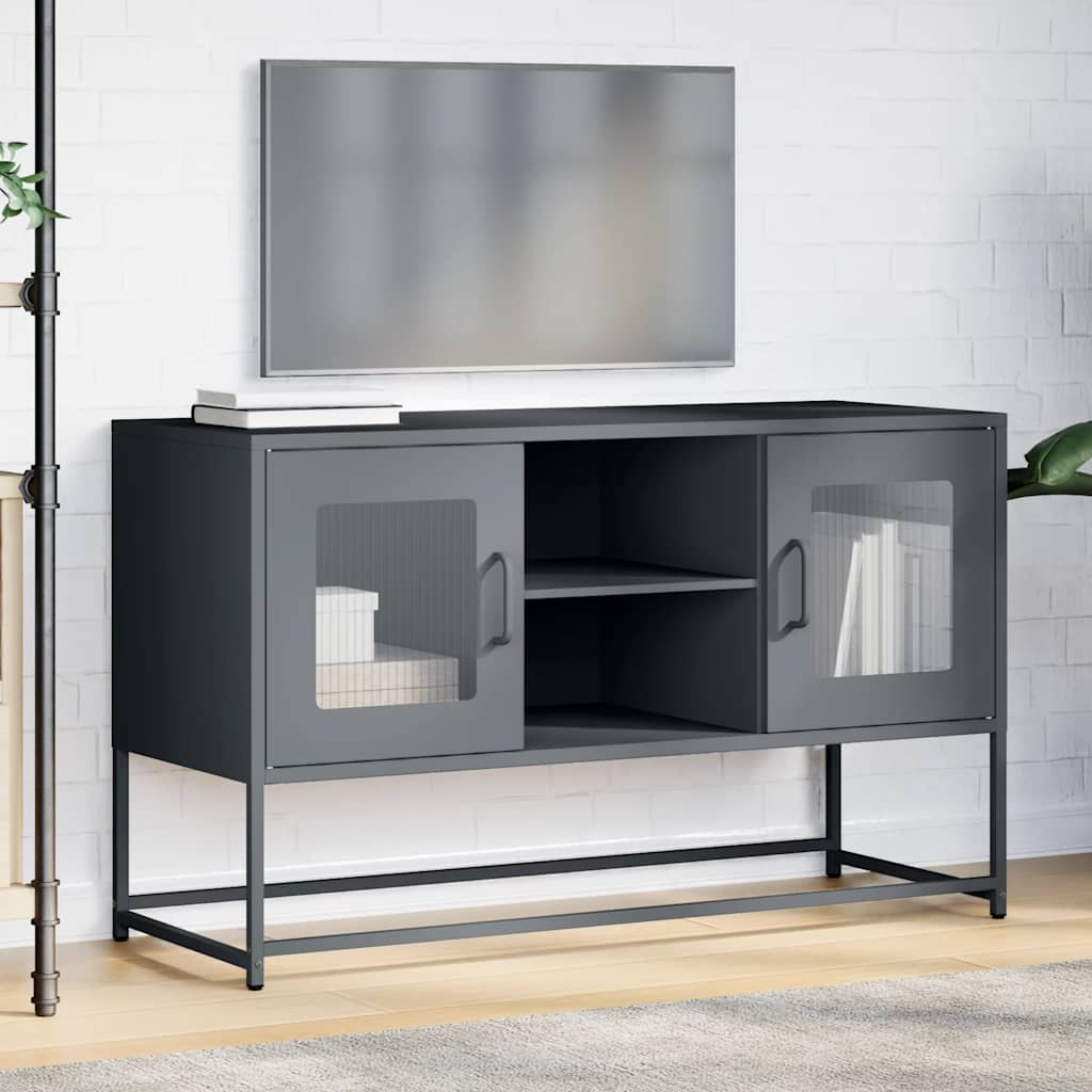 TV Cabinet Anthracite 100,5x39x60,5 cm Steel