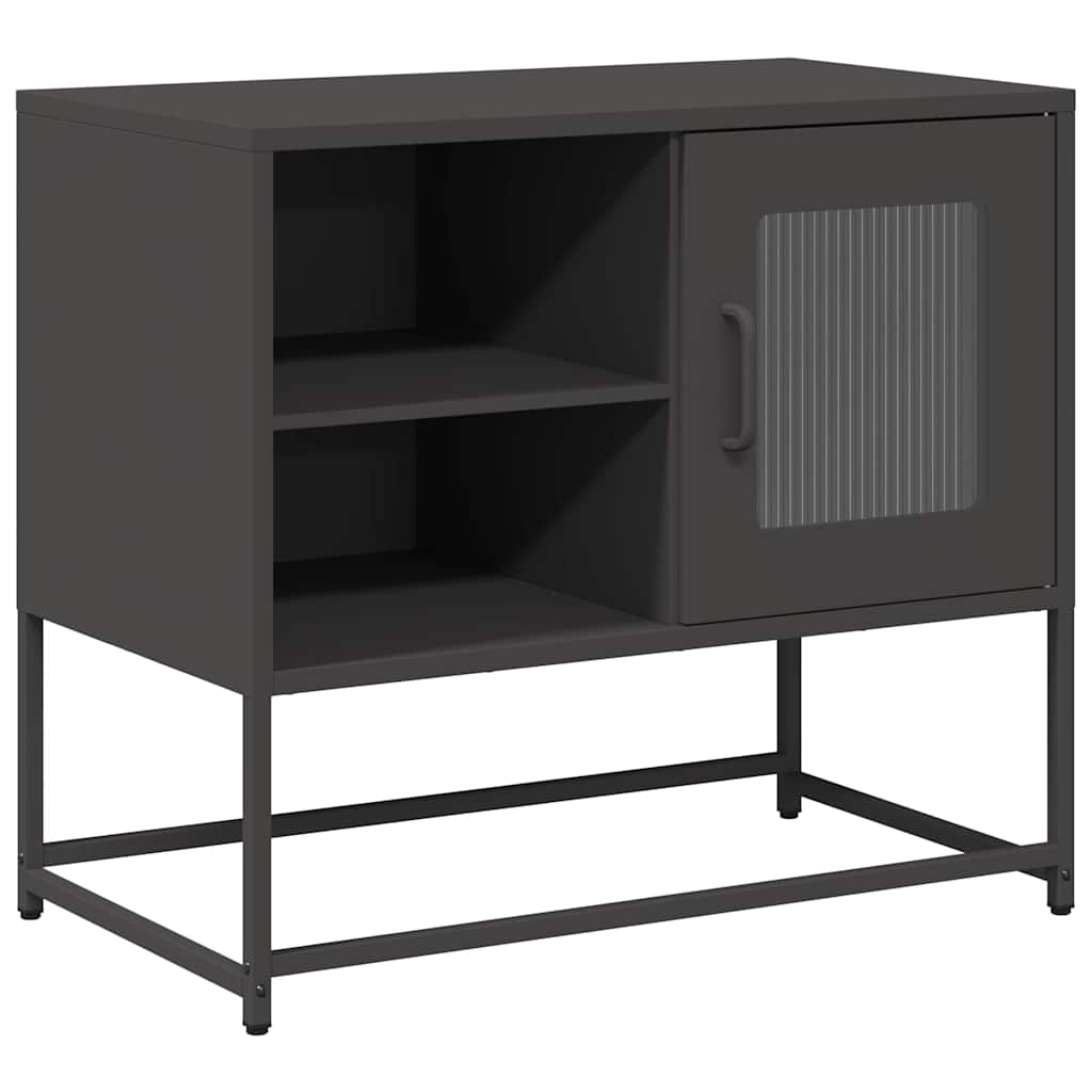 TV Cabinet Black 68x39x60,5 cm Steel