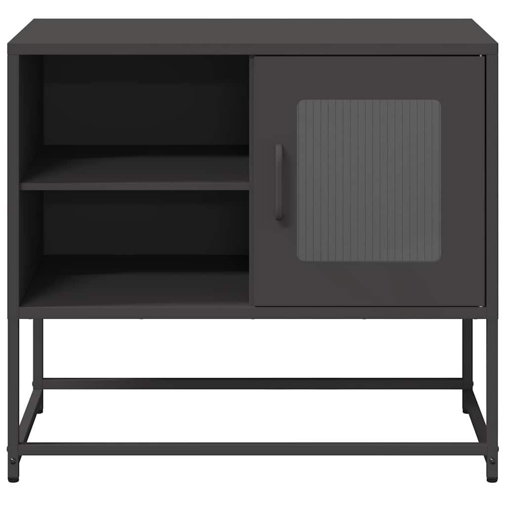 TV Cabinet Black 68x39x60,5 cm Steel
