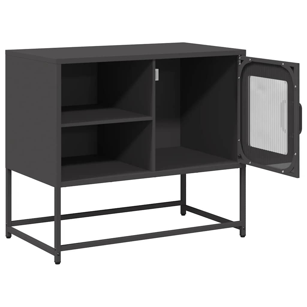 TV Cabinet Black 68x39x60,5 cm Steel