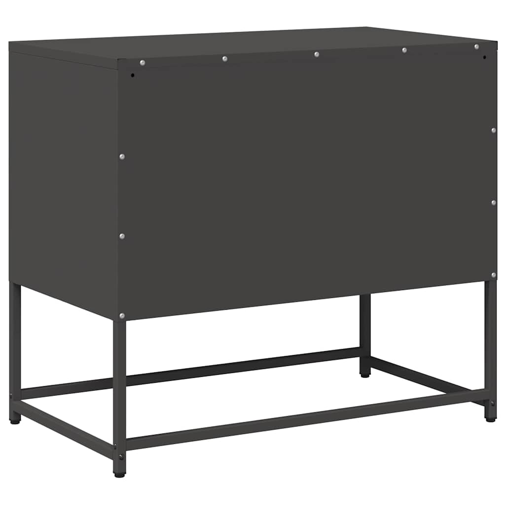 TV Cabinet Black 68x39x60,5 cm Steel