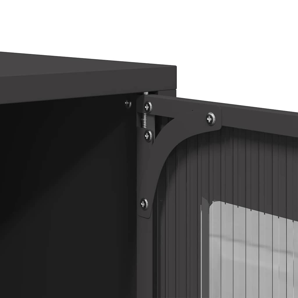 TV Cabinet Black 68x39x60,5 cm Steel