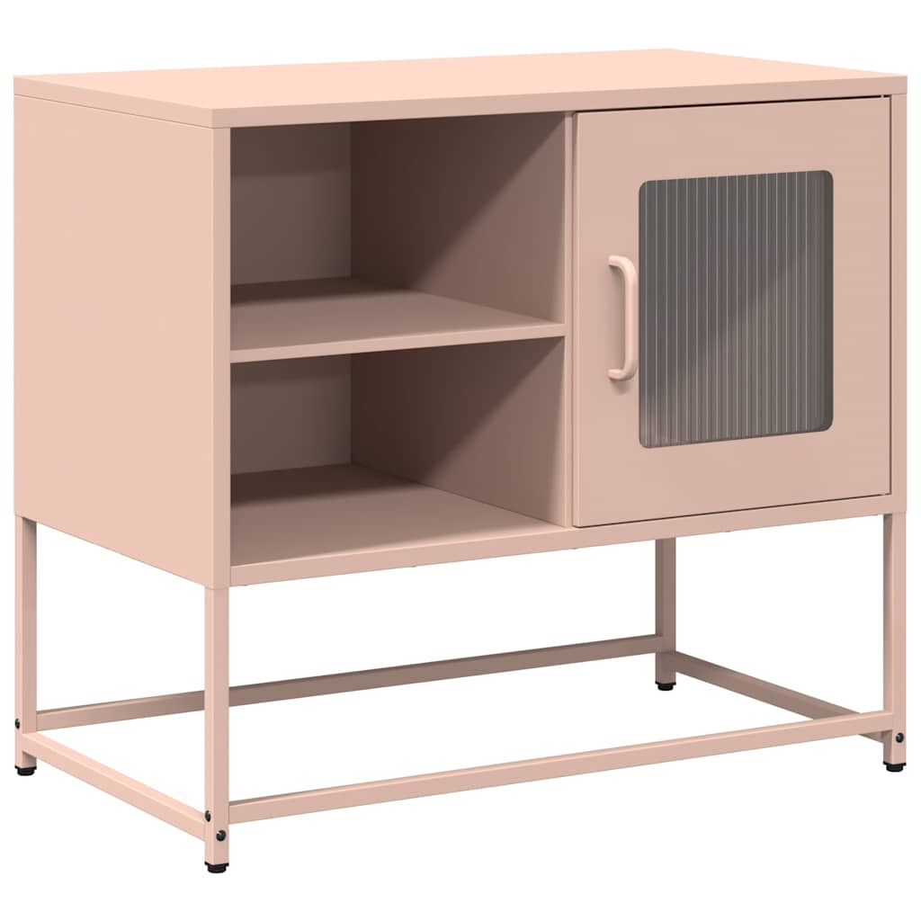 TV Cabinet Pink 68x39x60,5 cm Steel