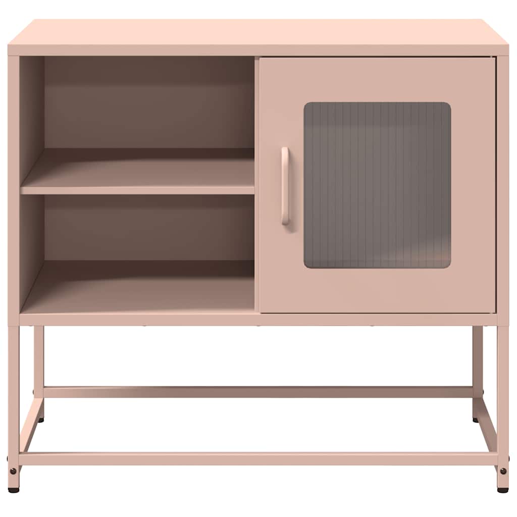 TV Cabinet Pink 68x39x60,5 cm Steel