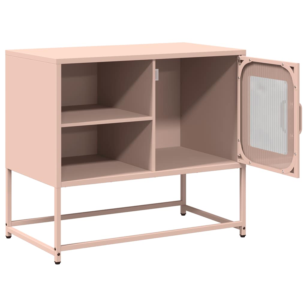 TV Cabinet Pink 68x39x60,5 cm Steel