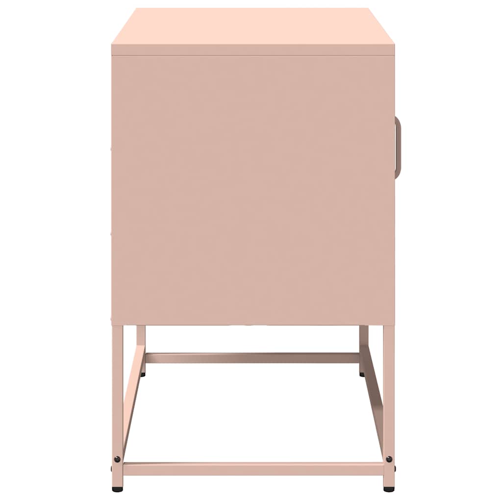 TV Cabinet Pink 68x39x60,5 cm Steel