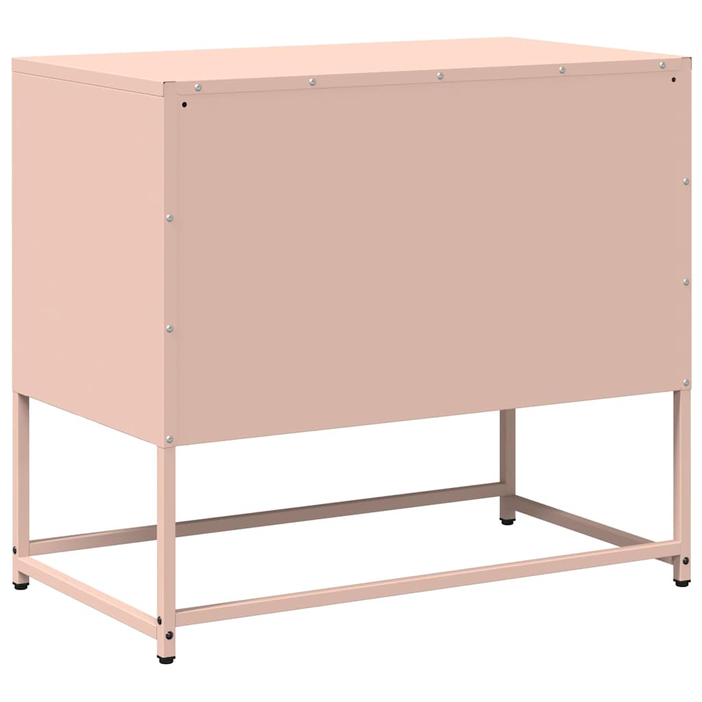 TV Cabinet Pink 68x39x60,5 cm Steel