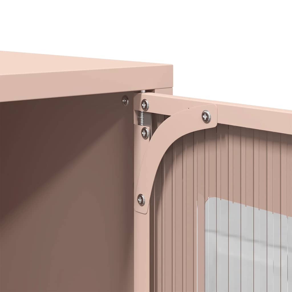 TV Cabinet Pink 68x39x60,5 cm Steel