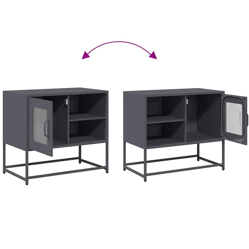 TV Cabinet Anthracite 68x39x60,5 cm Steel