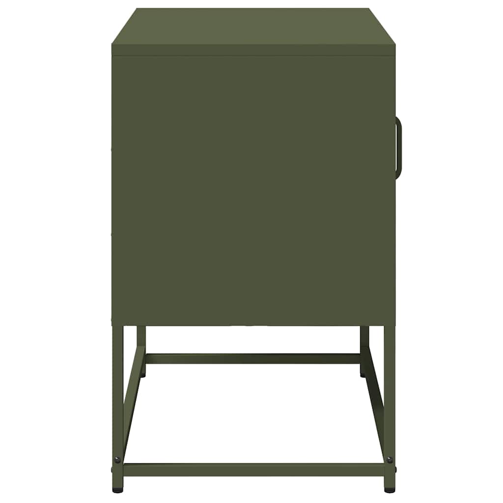 TV Cabinet Olive Green 68x39x60,5 cm Steel