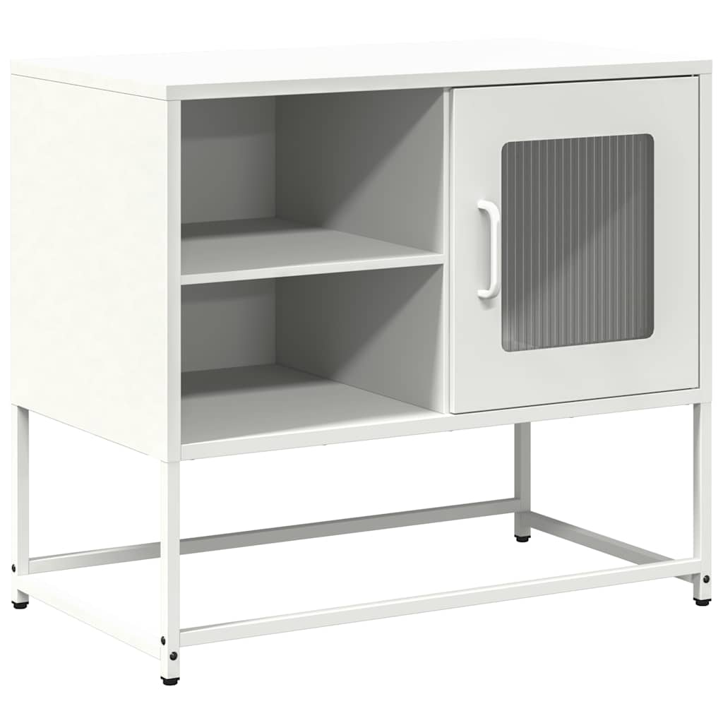 TV Cabinet White 68x39x60,5 cm Steel