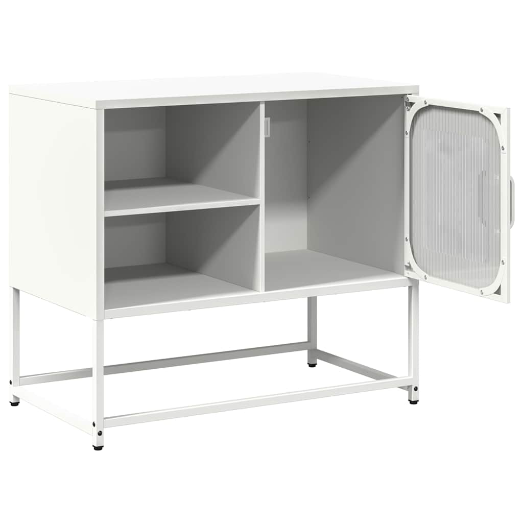 TV Cabinet White 68x39x60,5 cm Steel