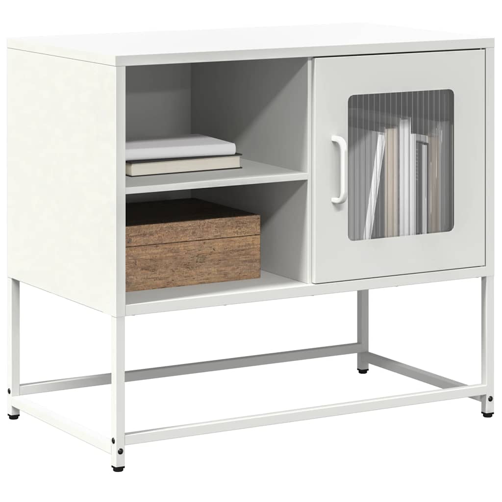 TV Cabinet White 68x39x60,5 cm Steel