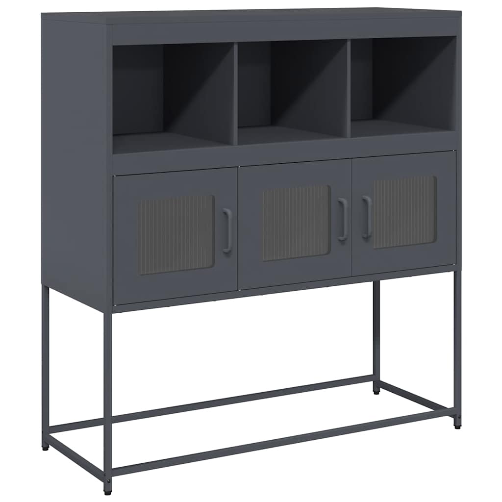 Sideboard Anthracite 100,5x39x107 cm Cold-rolled Steel