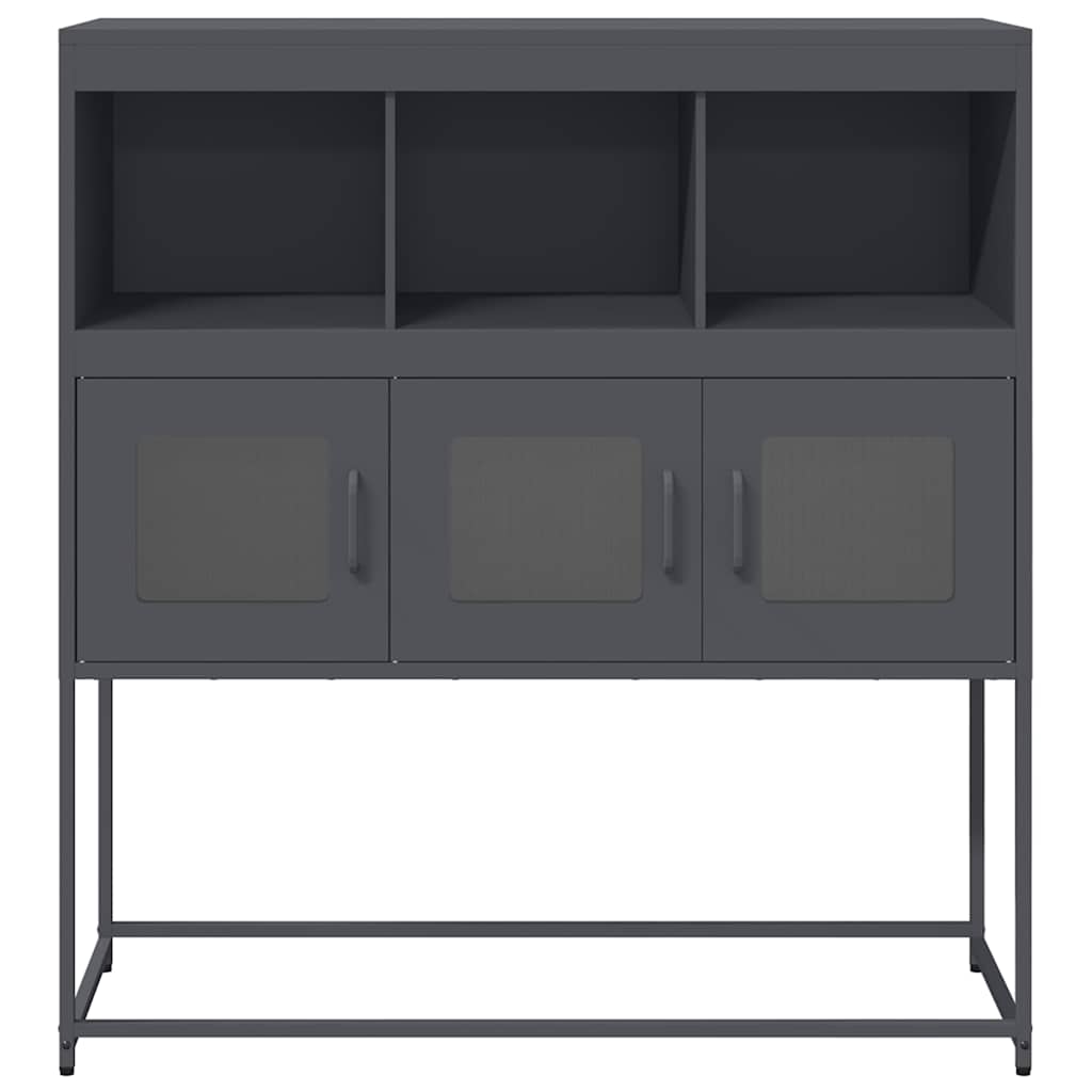 Sideboard Anthracite 100,5x39x107 cm Cold-rolled Steel