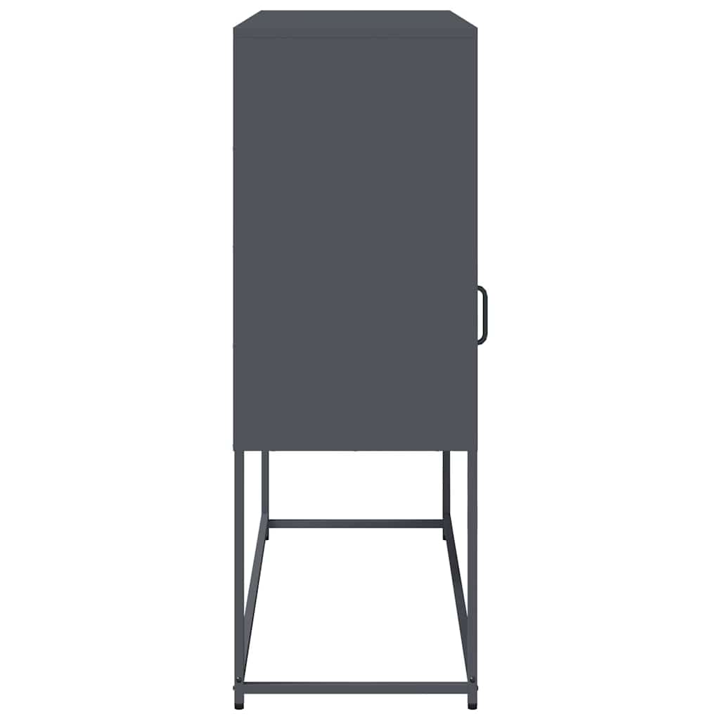 Sideboard Anthracite 100,5x39x107 cm Cold-rolled Steel