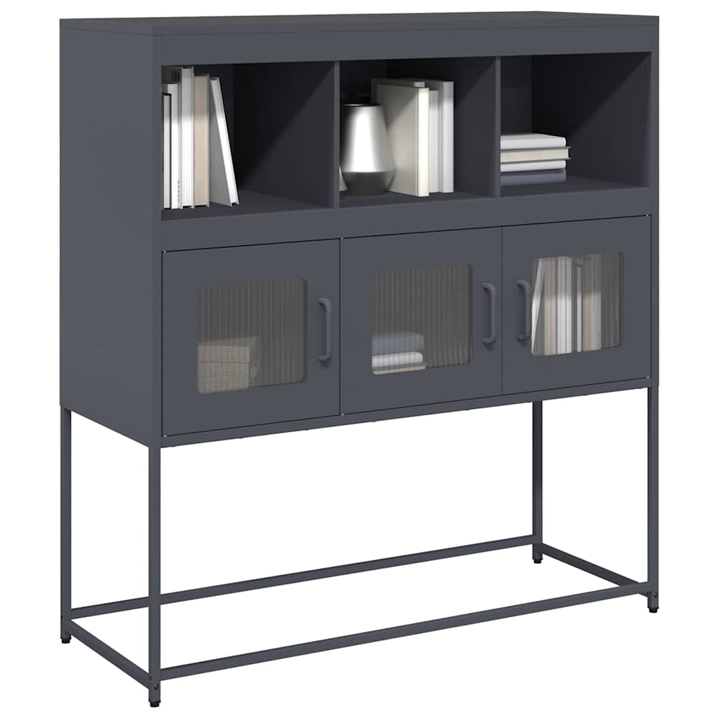 Sideboard Anthracite 100,5x39x107 cm Cold-rolled Steel