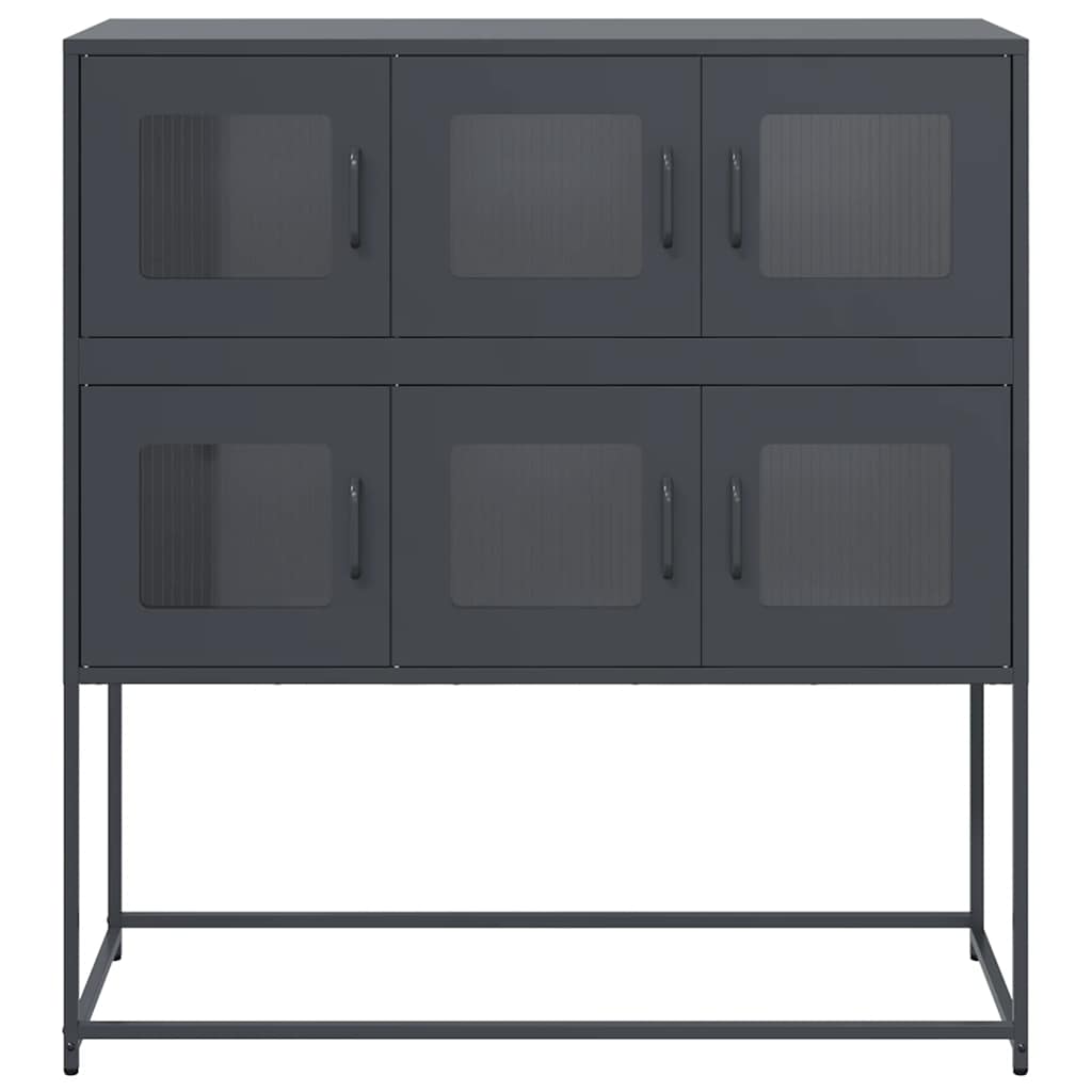 Sideboard Anthracite 100,5x39x107 cm Cold-rolled Steel