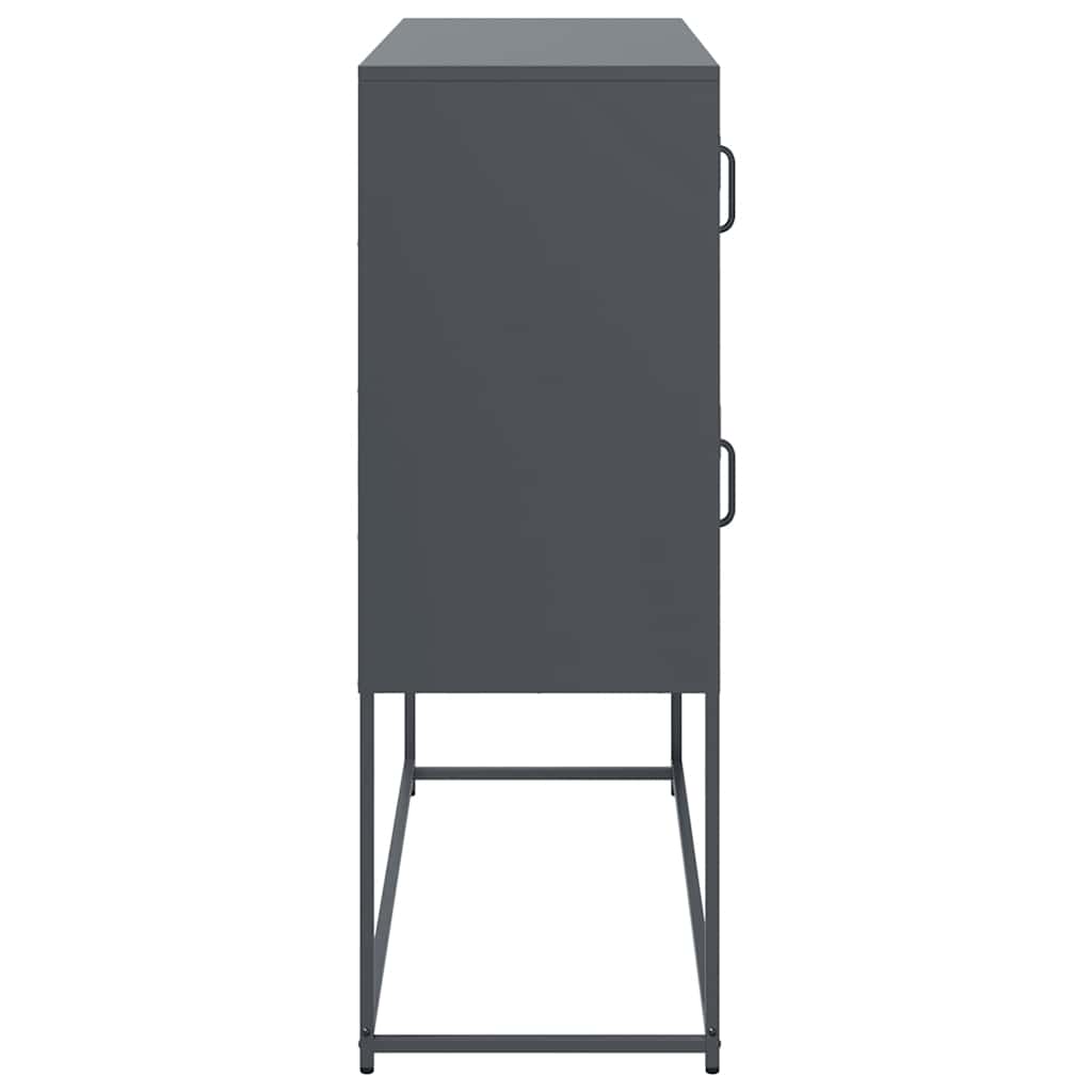 Sideboard Anthracite 100,5x39x107 cm Cold-rolled Steel