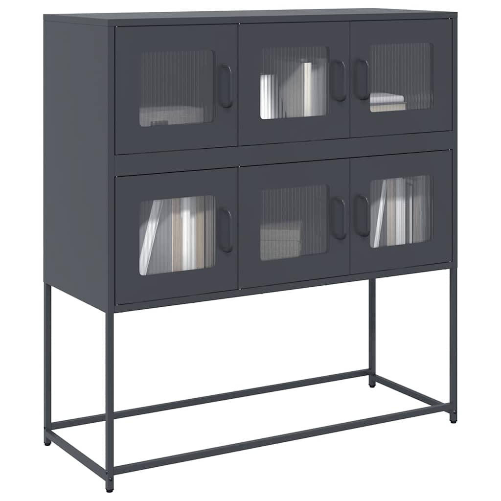 Sideboard Anthracite 100,5x39x107 cm Cold-rolled Steel