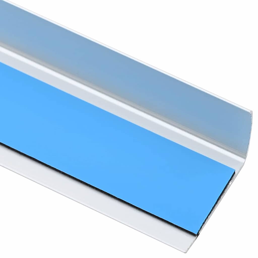 Stair Nosings 10 pcs Silver 67 x 3.5 x 3 cm Aluminium