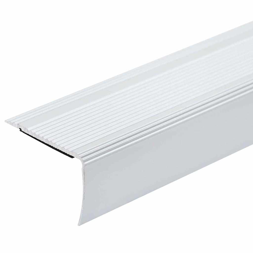 Stair Nosings 30 pcs Silver 67 x 3.5 x 3 cm Aluminium