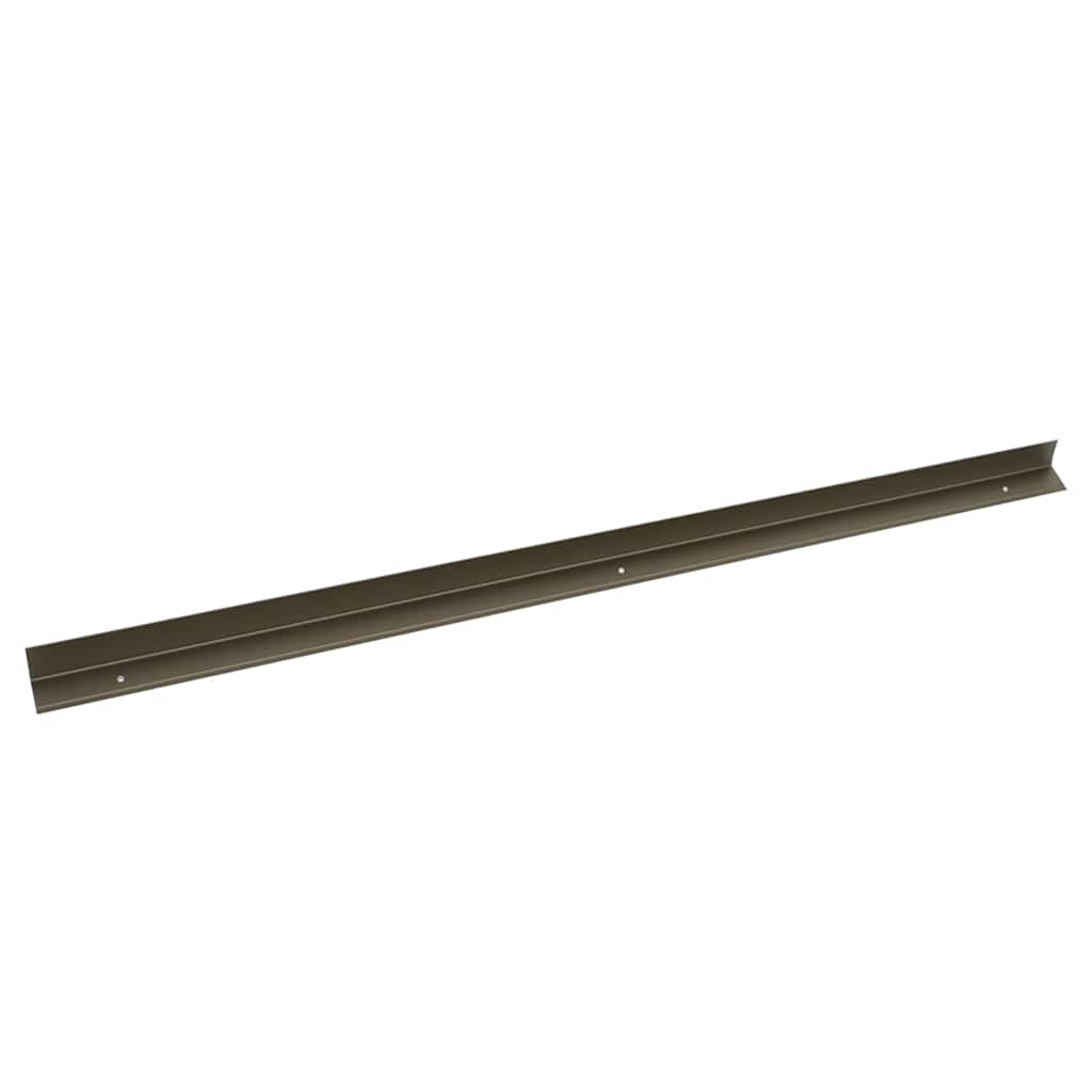 Stair Nosings 10 pcs Champagne 67 x 3.5 x 3 cm Aluminium