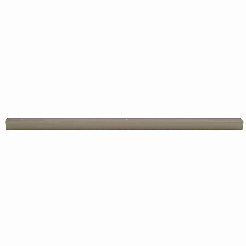 Stair Nosings 10 pcs Champagne 67 x 3.5 x 3 cm Aluminium