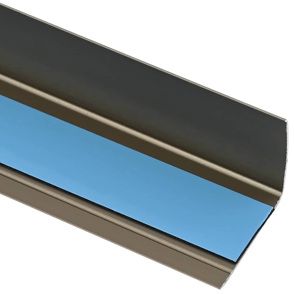 Stair Nosings 30 pcs Champagne 67 x 3.5 x 3 cm Aluminium
