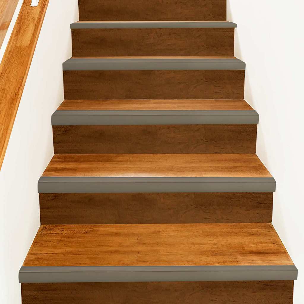 Stair Nosings 30 pcs Champagne 67 x 3.5 x 3 cm Aluminium
