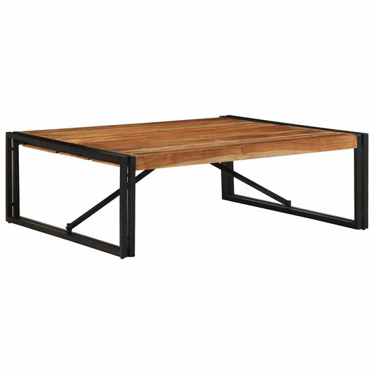 vidaXL Coffee Table 100x100x35 cm Solid Wood Acacia