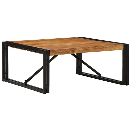 vidaXL Coffee Table 80x80x35 cm Solid Wood Acacia