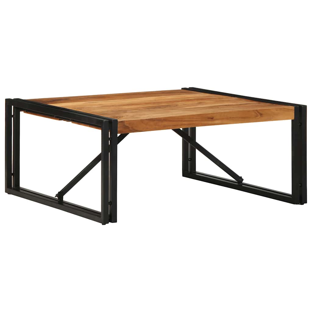 vidaXL Coffee Table 80x80x35 cm Solid Wood Acacia