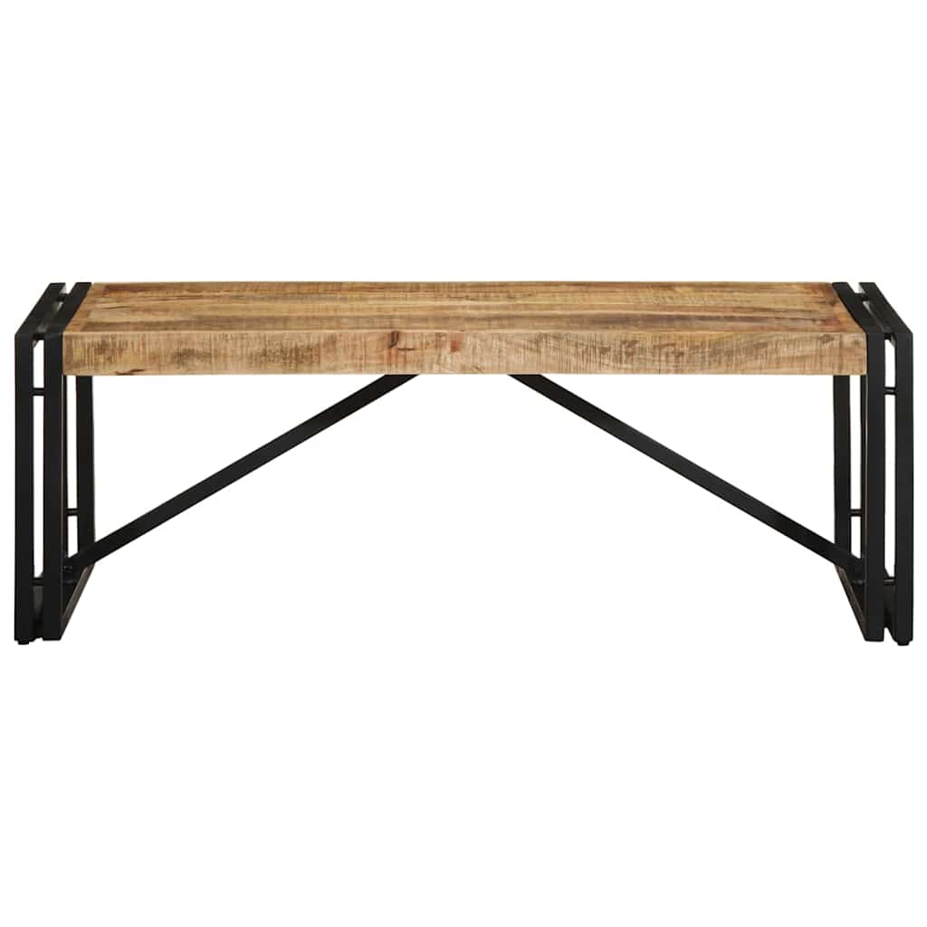 vidaXL Coffee Table 100x50x35 cm Solid Rough Wood Mango