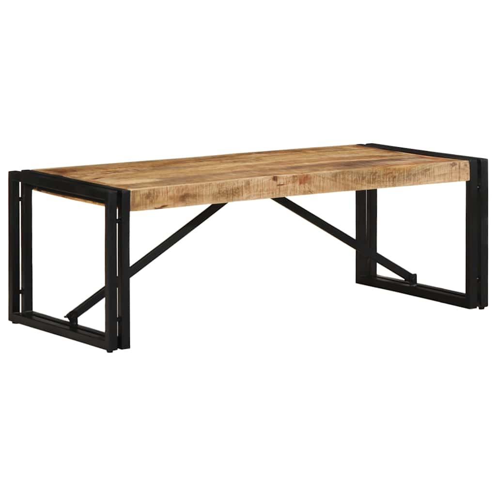 vidaXL Coffee Table 100x50x35 cm Solid Rough Wood Mango