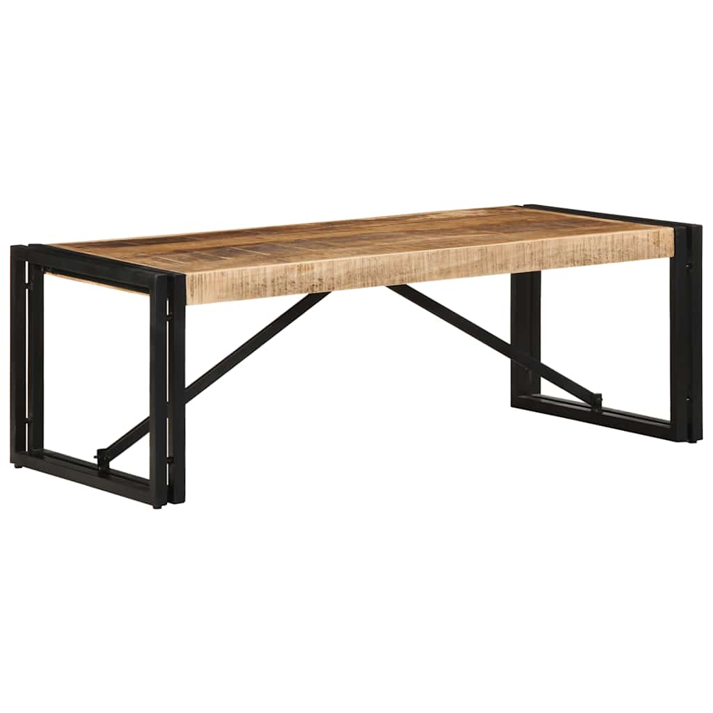 vidaXL Coffee Table 100x50x35 cm Solid Rough Wood Mango