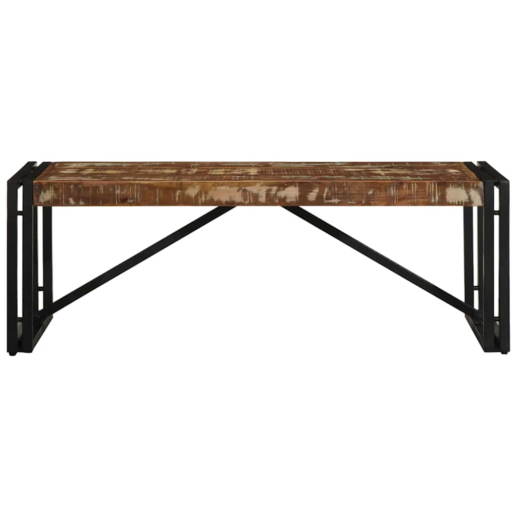 vidaXL Coffee Table Multicolour 100x50x35 cm Solid Wood Reclaimed