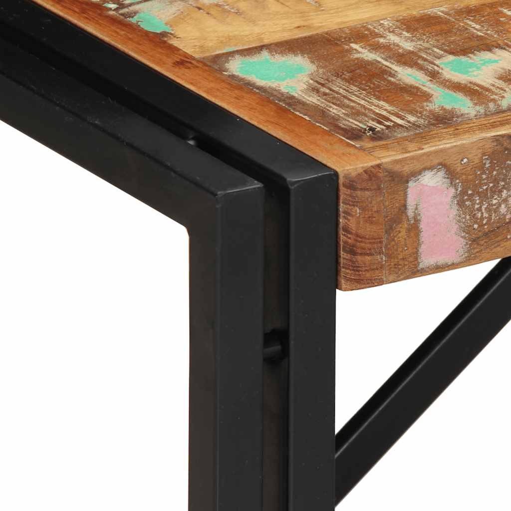 vidaXL Coffee Table Multicolour 80x40x35 cm Solid Wood Reclaimed