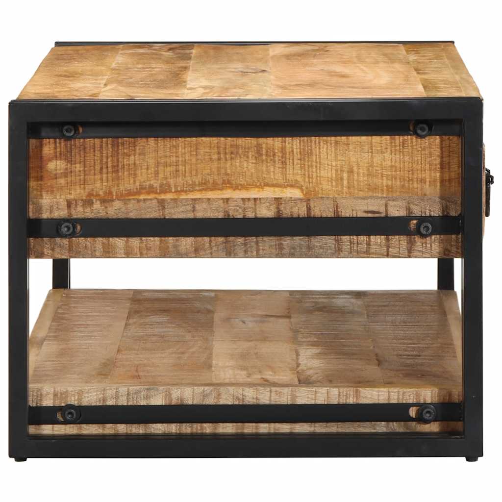 vidaXL Coffee Table 90x50x38 cm Solid Rough Wood Mango