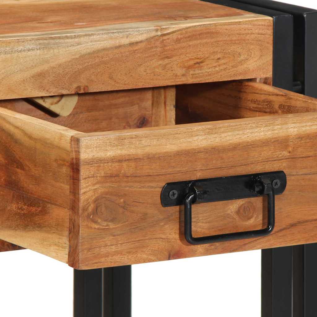 Bedside Cabinet 2 pcs Brown 40 x 35 x 50 cm Solid Acacia Wood