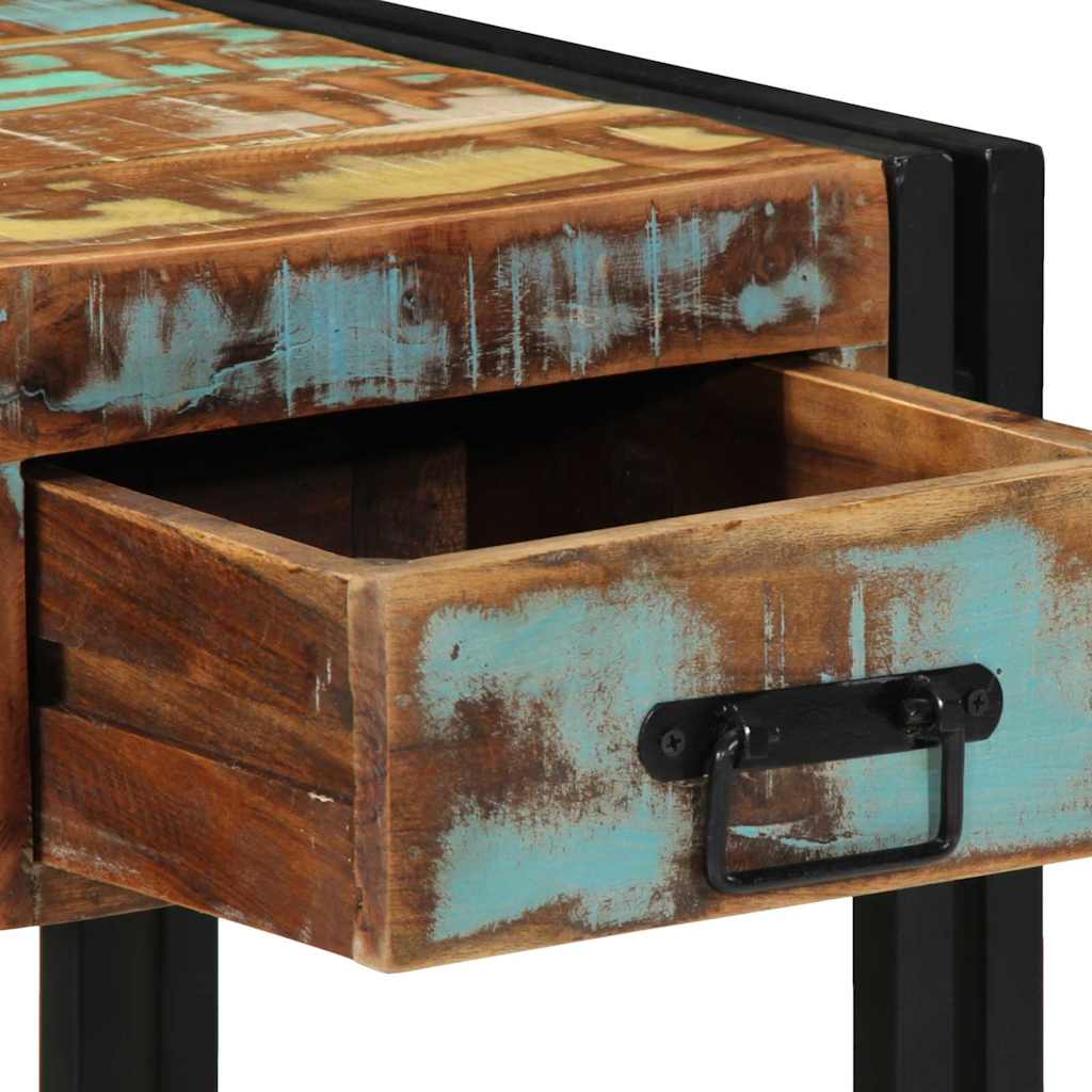 Bedside Cabinet Multicolour 40 x 40 x 50 cm Solid Reclaim Wood